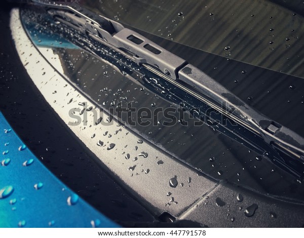 Water drop of\
car