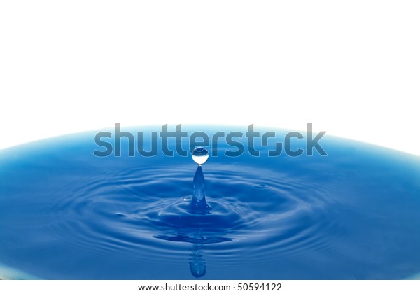 Water Drop Drop Water Causing Ripple Stock Photo 50594122 | Shutterstock