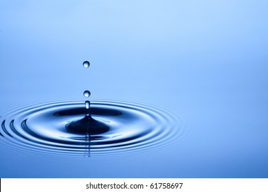 Water Drop Close Up