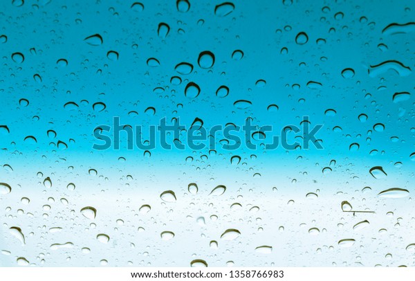 Water drop on car\
glass