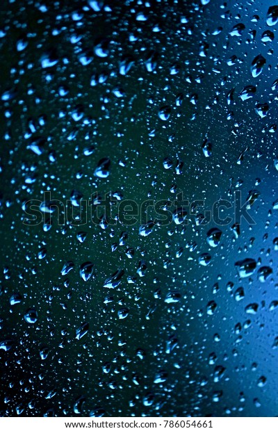 Water drop on car\
glass