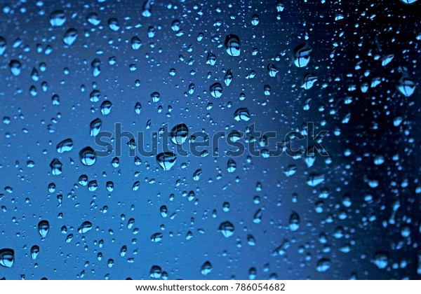 Water drop on car
glass