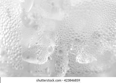 Water Drop Soda Ice Baking Background Fresh Cool Ice White Texture, Condensation