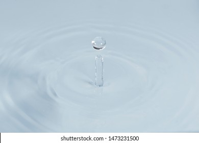 water drop with soft color, simetric picture