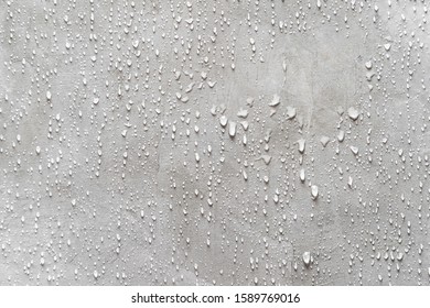 Water Drop Wall Cement Background.