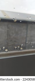 water droplets in the office window after rainyday so aesthetic 