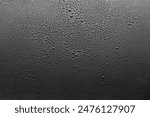 Water droplets on dark cover background. Water droplets concept