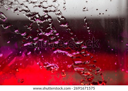WATER DROPS BACKGROUND, WINDOW BACKDROP, WET DESIGN WITH WATER DROPLETS, PATTERN FOR WASHING AND CLEANSING PRODUCTS MONTAGE
