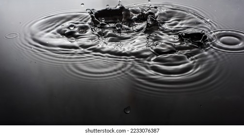 water drops on the background - Shutterstock ID 2233076387