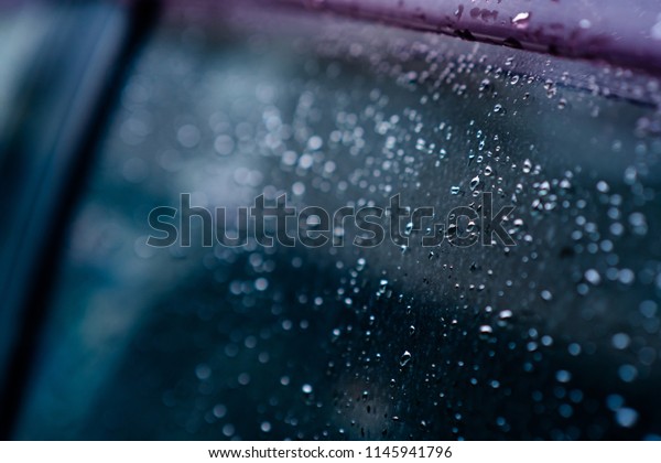 Water\
drops on car glass motion blur, wintage\
style.