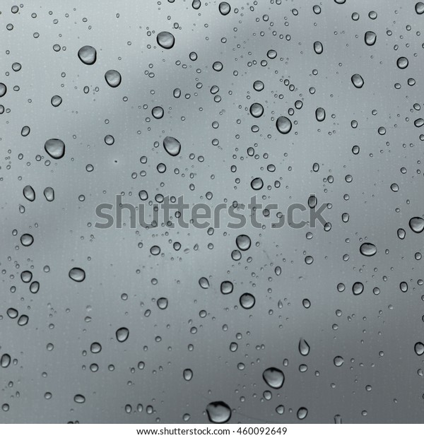 Water drops
on car glass.rain drops on clear
window