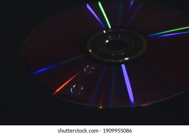 Water drops on a CD