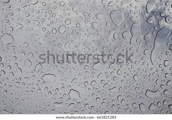 Water
drops on the glass, bottom view, wet glass
ceiling