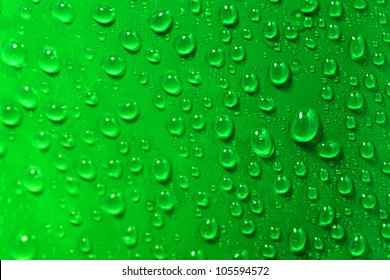 963,480 Water drops on green background Images, Stock Photos & Vectors ...