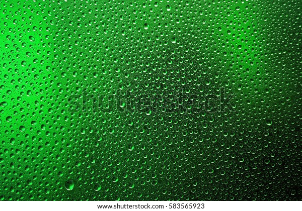 Water Drops On Green Stock Photo 583565923 | Shutterstock