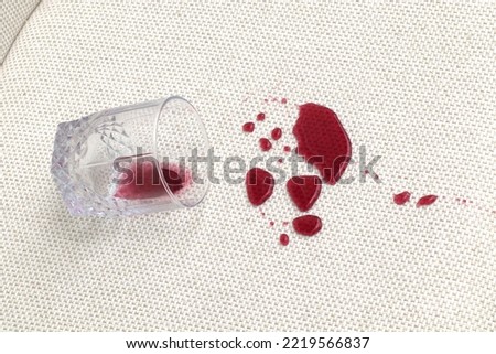 Water drops on waterproof textile material - Waterproof fabric on sofa