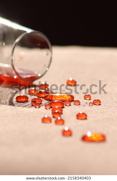 Water drops on waterproof textile material -
Waterproof fabric on sofa