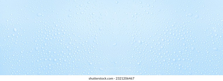 water drops of transparent gel serum on a blue background - Powered by Shutterstock