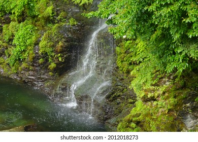 Water Fall In Tenkawa Village Nara Japan