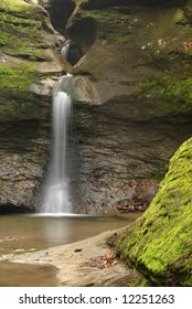 Water Fall In Turkey Run State Park