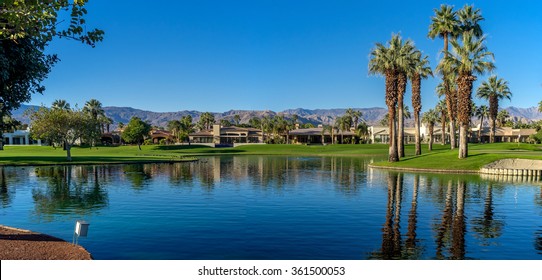 Water Feature A Palm Desert Golf Resort.