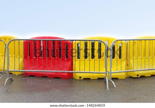 Water\
filled temporary barrier system for traffic\
control