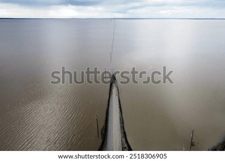 Similar – Image, Stock Photo Let’s go! … Crossing to Hallig Gröde