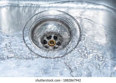 Water Flowing Sink Kitchen Stock Photo 1882867942 | Shutterstock