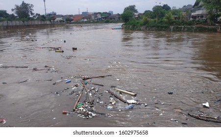 Water Fooding In Ciliwung River, Jakarta