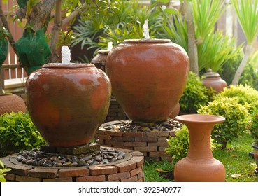 Water Fountain In Garden