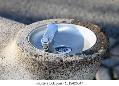 Water Fountain In Majors Hill Park In Downtown Ottawa Ontario Canada.