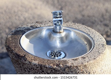 Water Fountain In Majors Hill Park In Downtown Ottawa Ontario Canada.