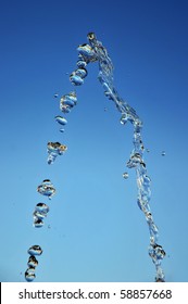 Water Fountain In Mid Air