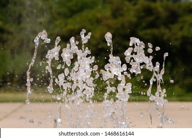 A Water Fountain A Splash Pad.