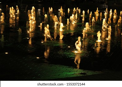 Water Fountains In Fort Worth At Sundance Square