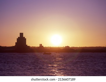 The Water Front Of Liverpool Mersey River