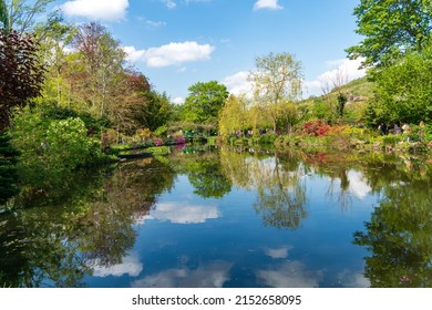 The Water Garden Of Claude Monet In Giverny, France