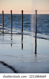 Water At Hanstholm With Water Column