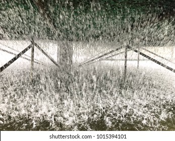 Water Inside Cooling Tower