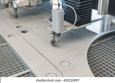 Water Jet Cutter Close Up