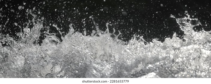 water jet spray abstract background flow stream river nature - Shutterstock ID 2281653779