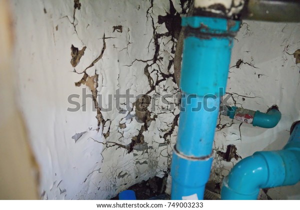 Water leakage causes damage to\
furniture.Furniture damaged by\
termites.