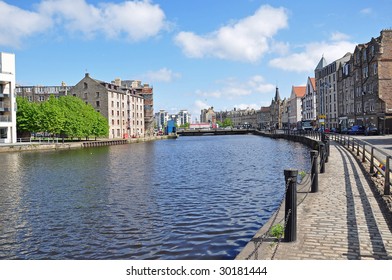 The Water Of Leith In Edinburgh