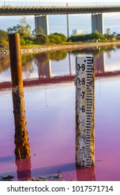 Water Level Meter In The West Gate Park In Melbourne, Australia