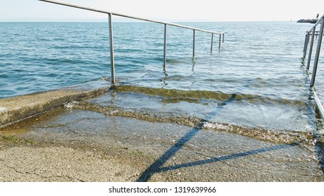 Water Level Rises On Pathway During Stock Photo 1319639966 | Shutterstock