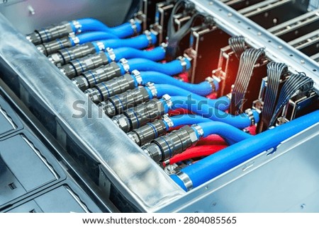 water liquid cooled processors GPU for ai computer server or for Bitcoin miner. Cryptocurrency mining machines  