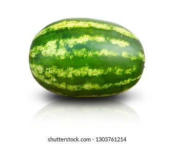 Water Mellon isolated on white background
