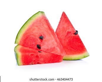 Water Melon On White Background