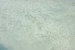Water In Natural Travertine Pool Close Up. Pool With Clear Hot Water From Thermal Spring In Pamukkale, Turkey.