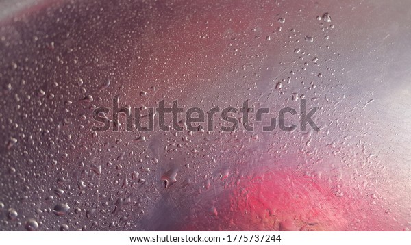 water on metal texture\
for background